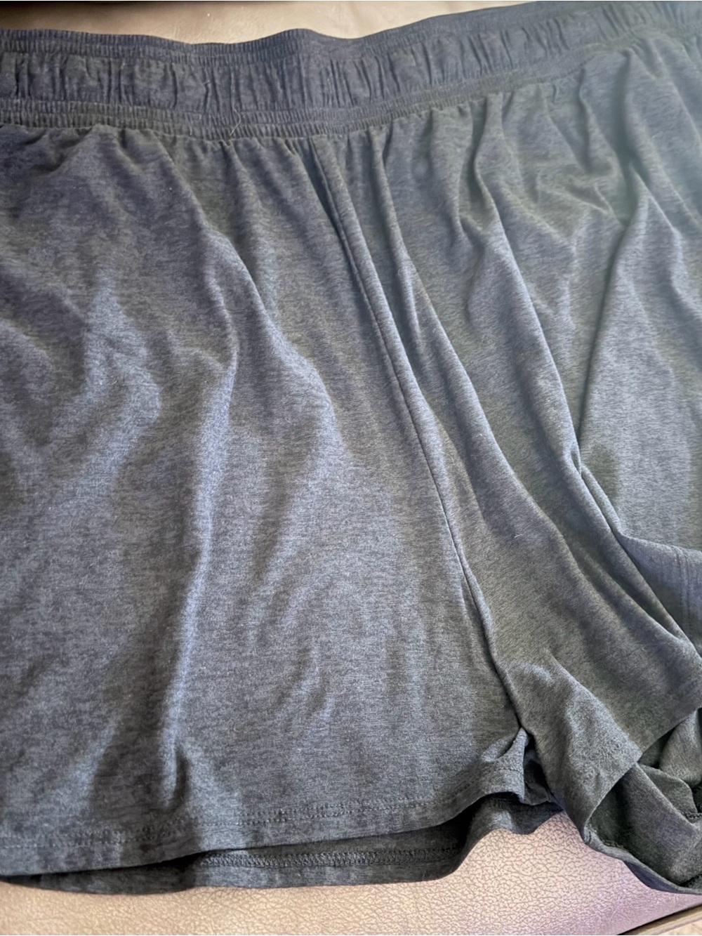 Beyond Yoga Black Heather Lounge Shorts
